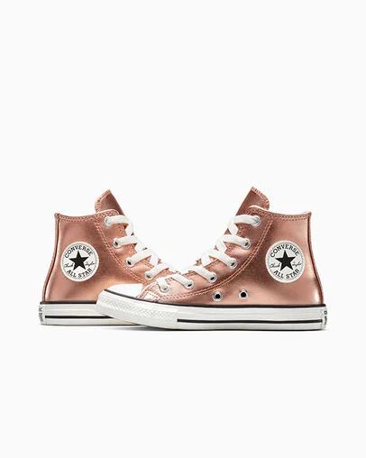 Chuck Taylor All Star Metallic Gold/Egret/Black, Detail Angle View