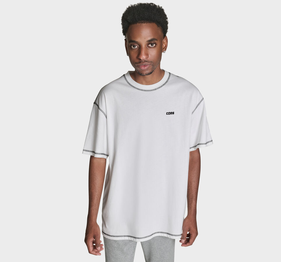CONS Embroidered T-Shirt White 10A