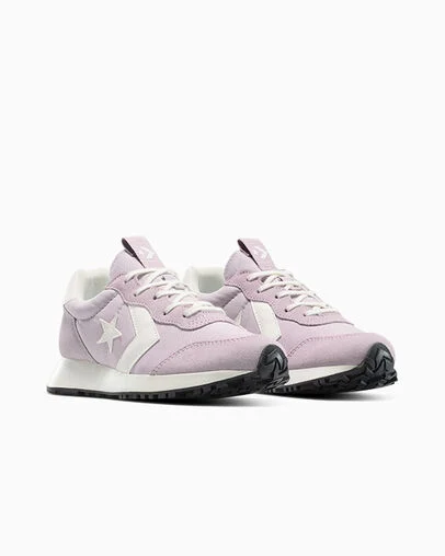 Converse Omega Trainer Altitude Lilac/Vintage White, Top and Side View