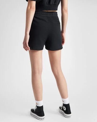 Retro Shorts Converse Black, Back View