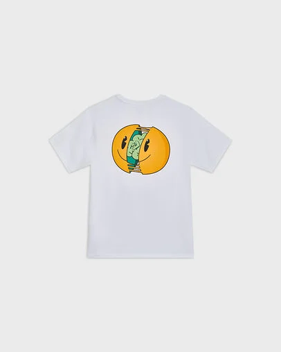 Converse Happy Thoughts T-Shirt White 10A, Detail View