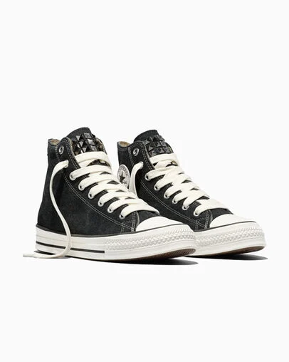 Chuck Taylor Throwback Distressed Studs Black/Silver/White