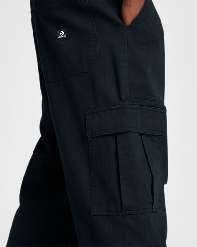 Harbor Cargo Pants Converse Black, Detail View