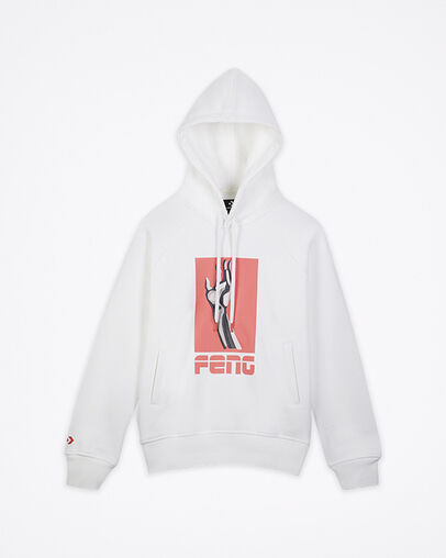 Converse x Feng Chen Wang Cropped Hoodie Bright White