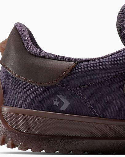 Converse x Chet Lo Run Star Trainer Night Shade/Chocolate Plum, Detail Angle View