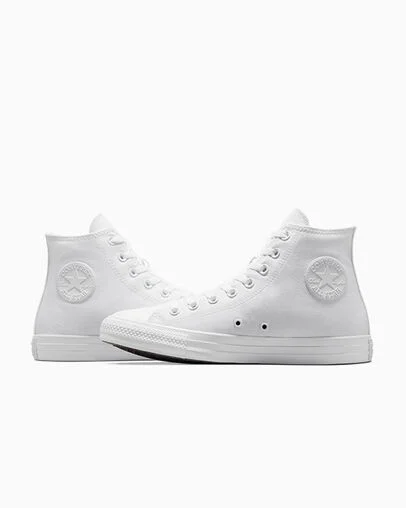 Chuck Taylor All Star Canvas White Monochrome, Detail Angle View