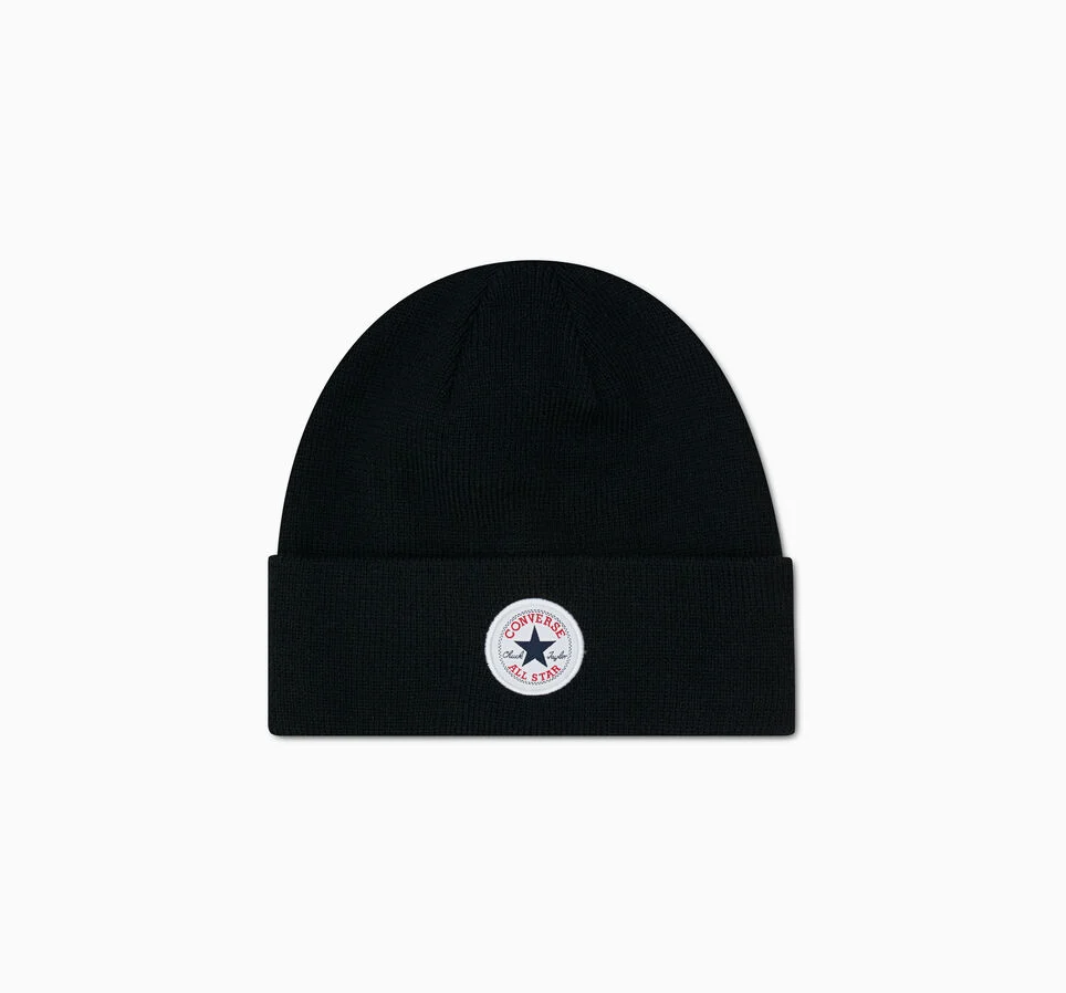 Chuck Taylor All Star Patch Beanie Black