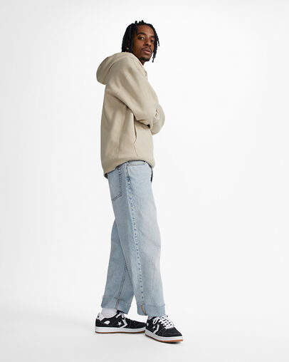 CONS AS-1 Pro Suede Black/White/Gum, On Foot Shot 1