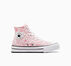 Chuck Taylor All Star Lift Platform Floral Chenille Donut Glaze/Oops Pink/White