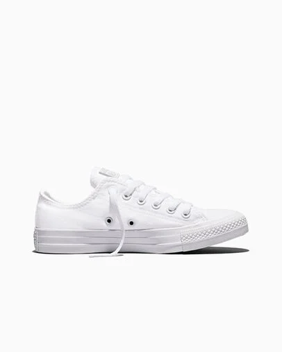 Chuck Taylor All Star Canvas White Monochrome, Outer Side View