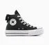 Chuck Taylor All Star Lift Platform Bows Black/White/Black
