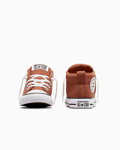 Chuck Taylor All Star Street Seasonal Color Tawny Owl/White/Black, Heel View