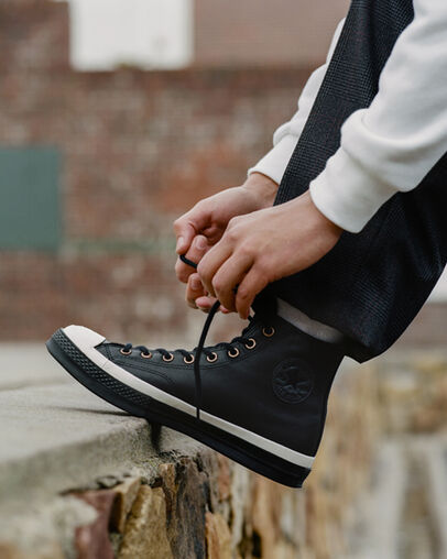 Waterproof GORE-TEX Leather Chuck 70 Black/Almost Black/Black