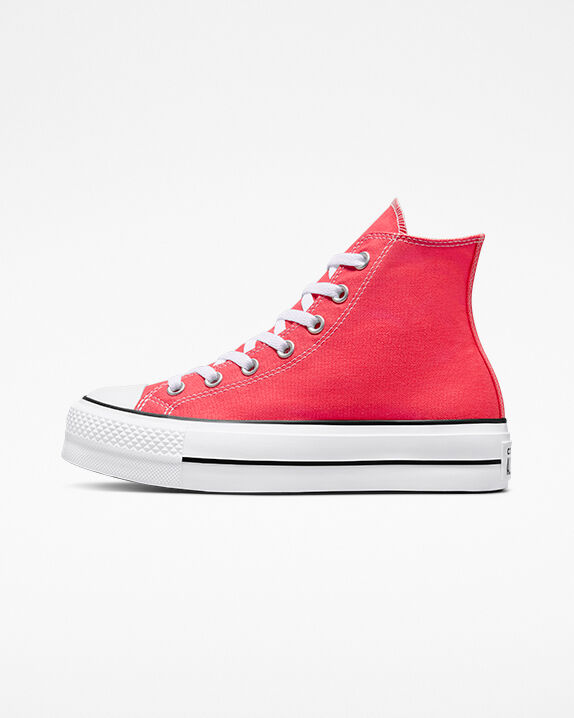 faded red converse