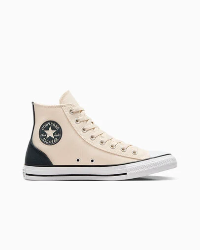 Chuck Taylor All Star Natural Ivory/Natural Ivory, Outer Side View