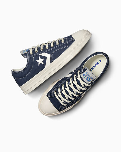 Star Player 76 Navy/Vintage White/Blue, Angled View
