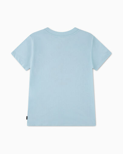 Sneaker Graphic T-Shirt Rained Out Blue, Back View