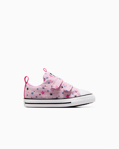 Chuck Taylor All Star Easy On Sparkle Sunrise Pink/Blue Flame/White, Outer Side View