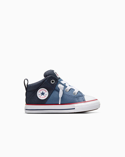 Chuck Taylor All Star Axel Midnight Pass/Lakeside Blue, Outer Side View