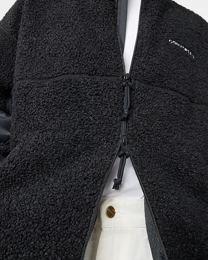 Polar Fleece Sherpa Converse Black