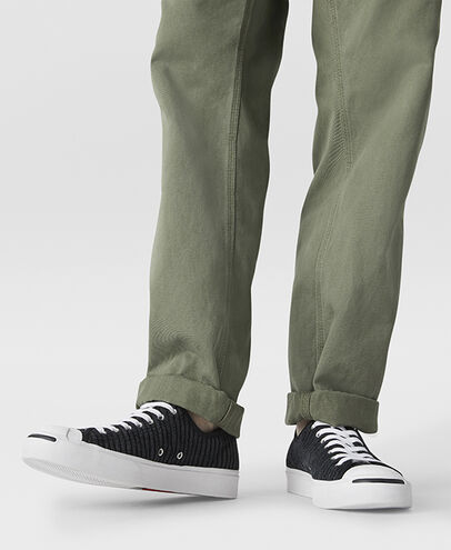 Jack Purcell Wide Wale Cord Low Top Black/White/Black