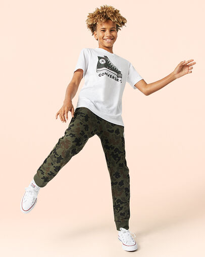 Printed Sneaker White