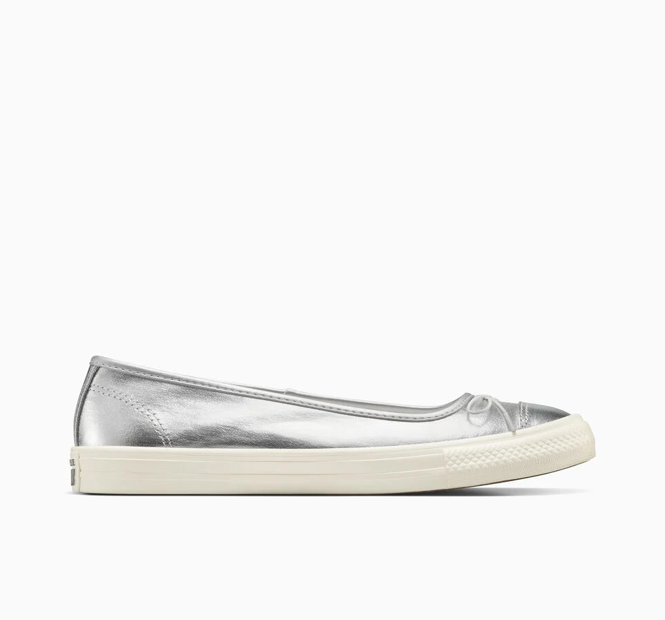 Chuck Taylor All Star Dainty Ballerina Metallic Silver/Egret/Silver