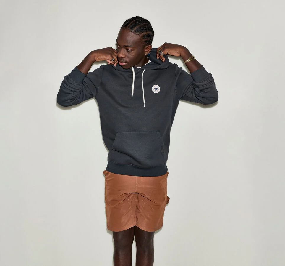 Chuck Taylor Patch Pullover Hoodie Converse Black