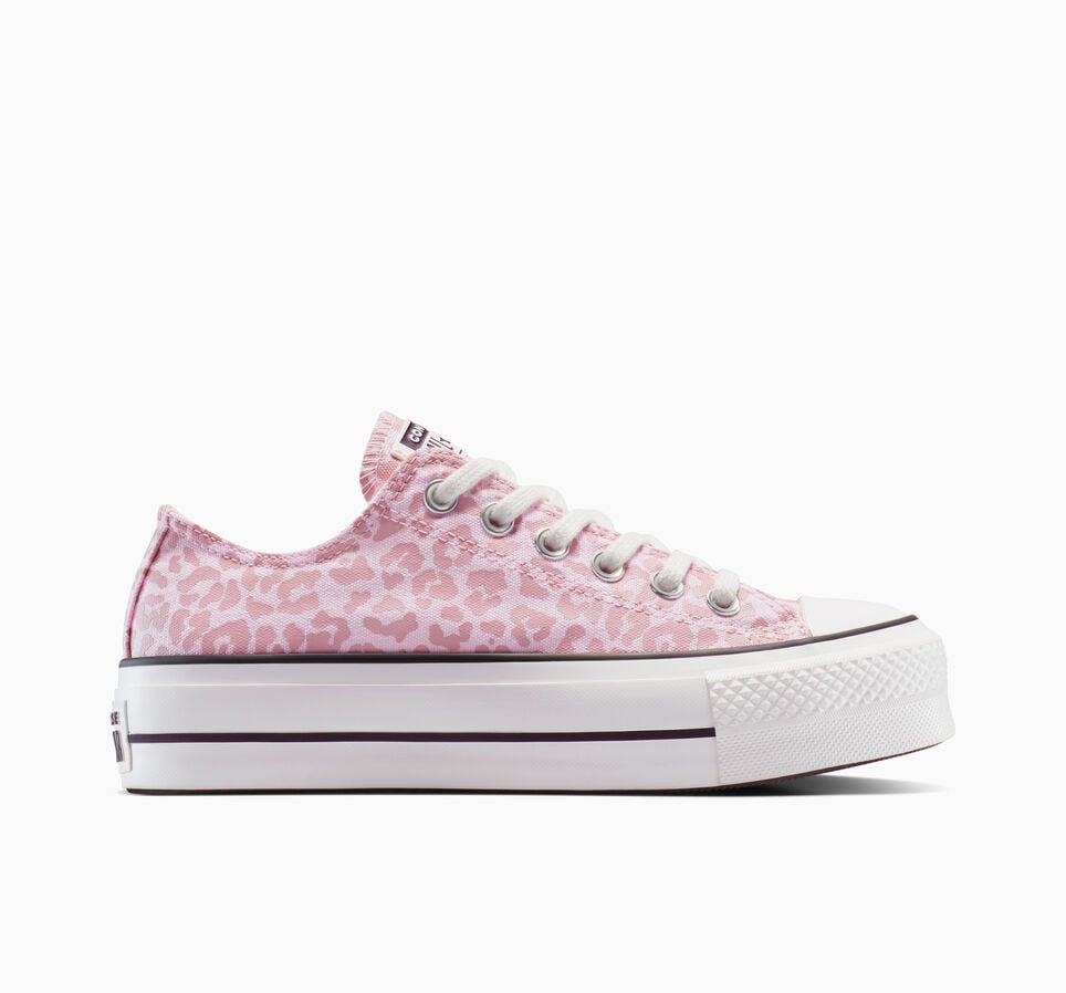 Chuck Taylor All Star Lift Platform Leopard Sugar Berry/Vintage White