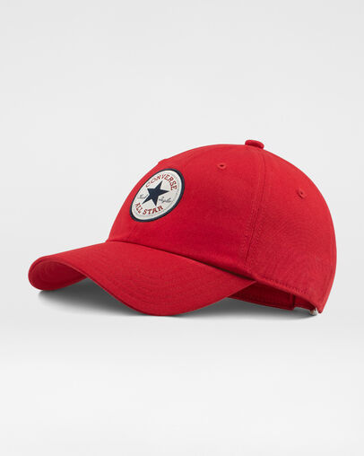 Tipoff Chuck Taylor Patch Baseball Cap Enamel Red