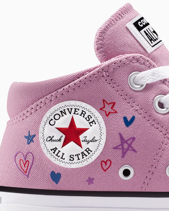 Chuck Taylor All Star Madison Doodles Big Kids Mid Shoe. Converse.com