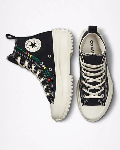 Run Star Hike Platform Summer Energy Black/Egret/Midnight Clover, Top and Side View