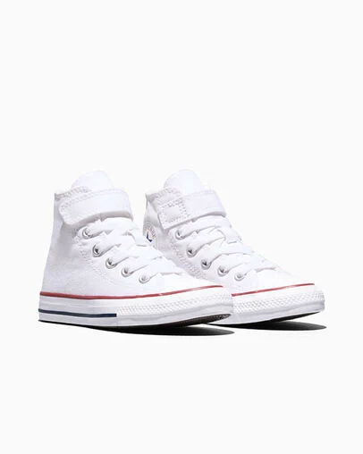 Chuck Taylor All Star Easy-On White/White/Natural, Top and Side View