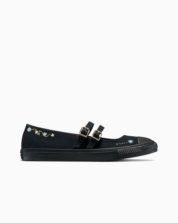 ANDMARY 【AM0819】 Chuck Taylor All Star Dainty Mary Jane Floral Embroidery Women's