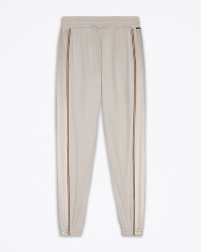 Colorblock Shine Jogger Pale Putty