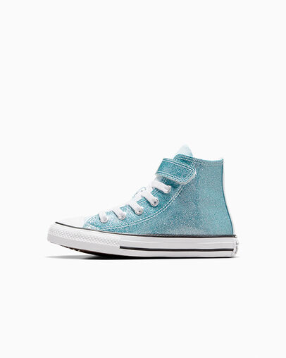 Chuck Taylor All Star Coated Glitter Easy-On Winter Slay Blue /White/Black, Inner Side View