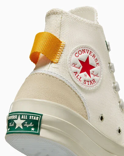 Chuck 70 Egret/Red/Yellow