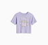 Joyful Florals Boxy T-Shirt Violet Heat