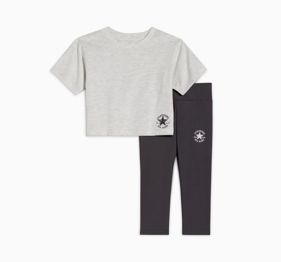Boxy T-Shirt and Legging Set Dark Matter