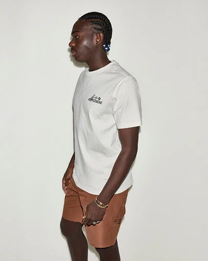 Converse Tacos T-Shirt Converse Egret, Back View