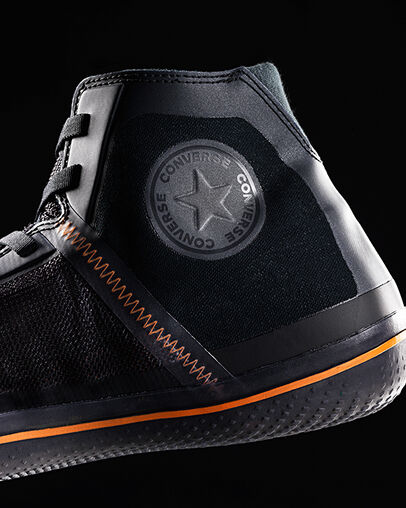 All Star Pro BB High Top Black/Bold Mandarin