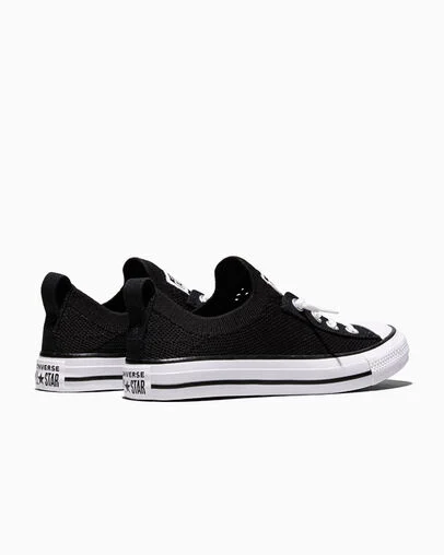 Chuck Taylor All Star Shoreline Knit Black/White/Black, Heel View