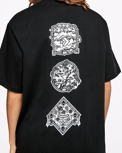 Chinese New Year Short Sleeve Converse Black