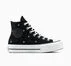Chuck Taylor All Star Lift Platform Bows & Studs Black/Silver/White
