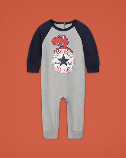 Dino Chuck Patch Taylor Coverall Dark Grey Heather