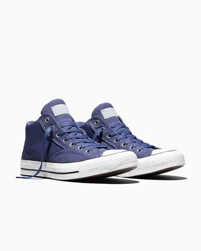 Chuck Taylor All Star Malden Street Indigo Storm/Light Grey/White, Top and Side View