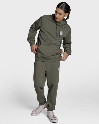 Chuck Taylor All Star Patch Hoodie Utility Green, Back View