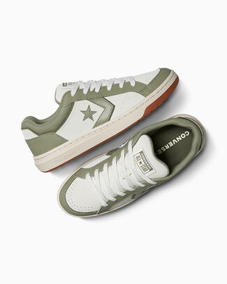 Pro Blaze Classic Suede Egret/Natural Ivory, Outer Side View