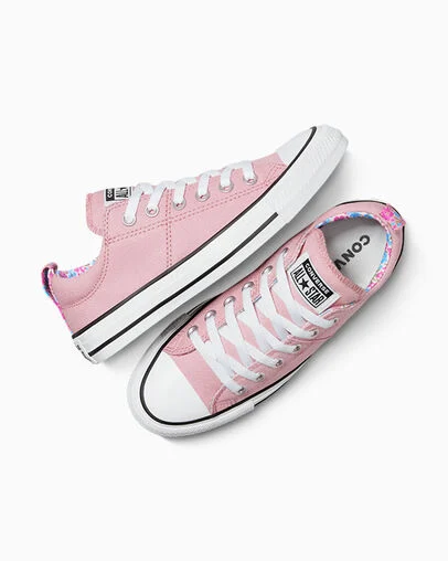 Chuck Taylor All Star Madison Mini Flowers Horizon Pink/White/Black, Angled View