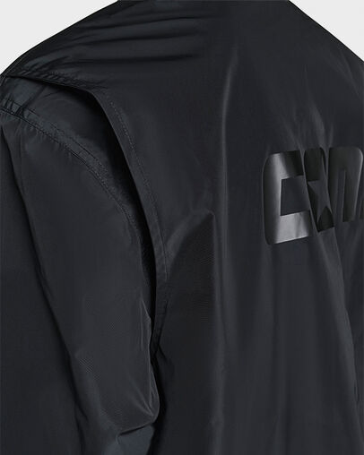 CONS Andover Skate Button Up Jacket Converse Black